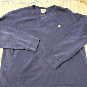 Lacoste Men's Blue Crewneck Sweater